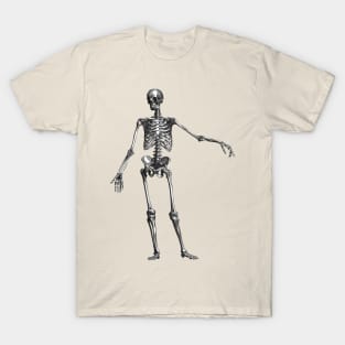 Funny weird skeleton torso Halloween T-Shirt